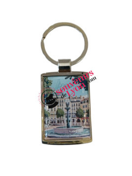 Lyon Jacobins Square key ring at Souvenirsdelyon.com