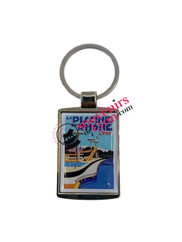 Lyon Rhône's Swimming Pool key ring at Souvenirsdelyon.com