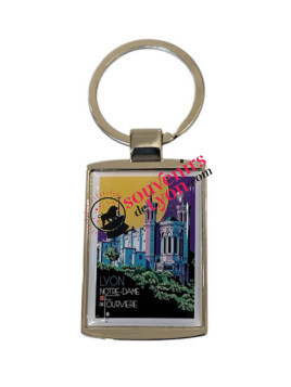 Porte-clés Lyon Basilique Notre-Dame de Fourvière chez Souvenirsdelyon.com