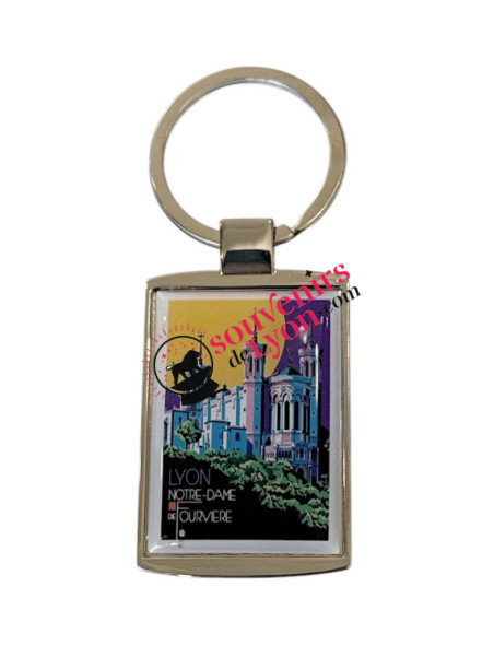 Lyon Basilica Notre-Dame de Fourvière key ring at Souvenirsdelyon.com