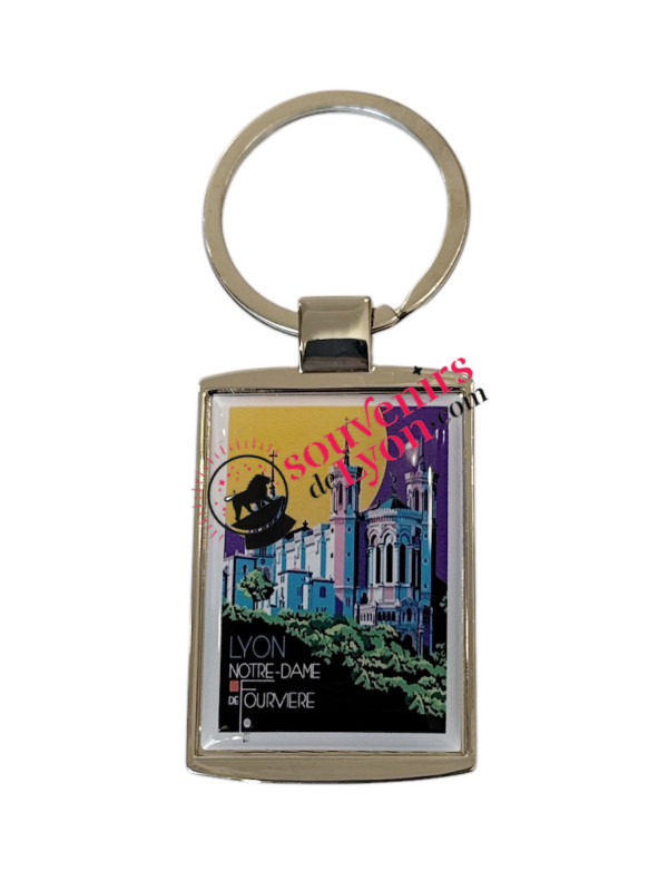 Porte-clés Lyon Basilique Notre-Dame de Fourvière chez Souvenirsdelyon.com
