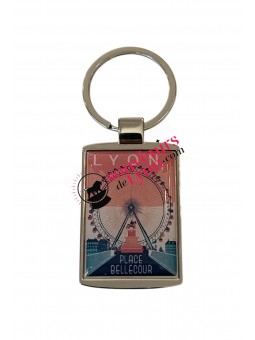 Porte-clés Lyon Place Bellecour chez Souvenirsdelyon.com