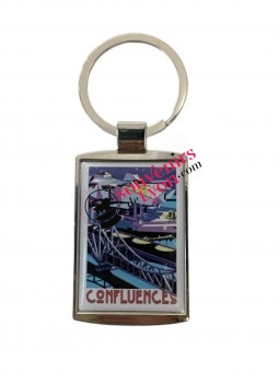 Lyon Confluences Museum key ring at Souvenirsdelyon.com