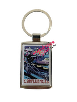 Porte-clés Lyon Musée des Confluences chez Souvenirsdelyon.com