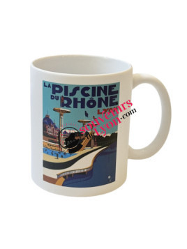 Mug Lyon La piscine du Rhône chez Souvenirsdelyon.com