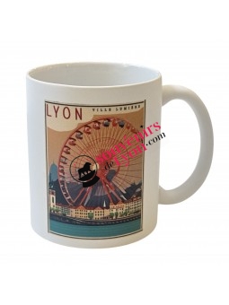 Lyon Ferris Wheel mug at souvenirsdelyon.com