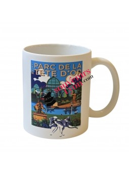 Lyon Head of Gold Park mug at souvenirsdelyon.com