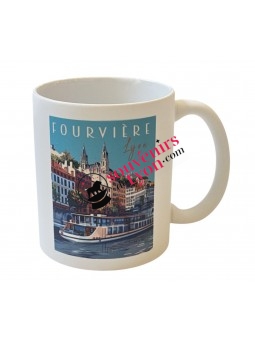 Mug Lyon Fourvière et le Vieux-Lyon chez Souvenirsdelyon.com