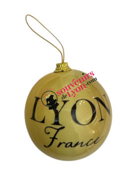 Boule de Noël Lyon France chez Souvenirsdelyon.com