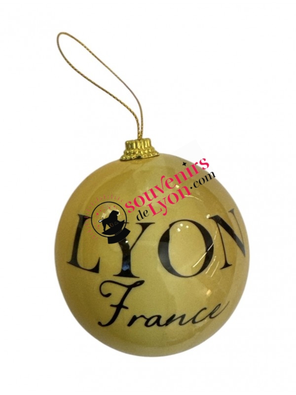 Boule de Noël Lyon France chez Souvenirsdelyon.com