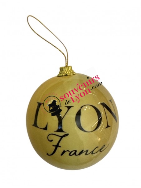Boule de Noël Lyon France chez Souvenirsdelyon.com