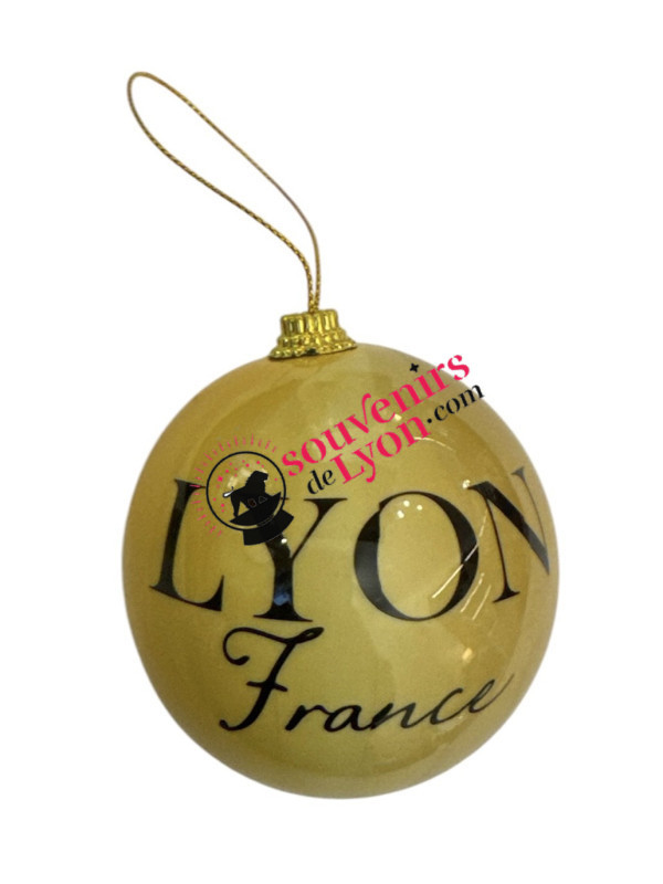 Boule de Noël Lyon France chez Souvenirsdelyon.com