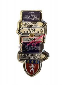 Magnet Lyon panneaux chez Souvenirsdelyon.com