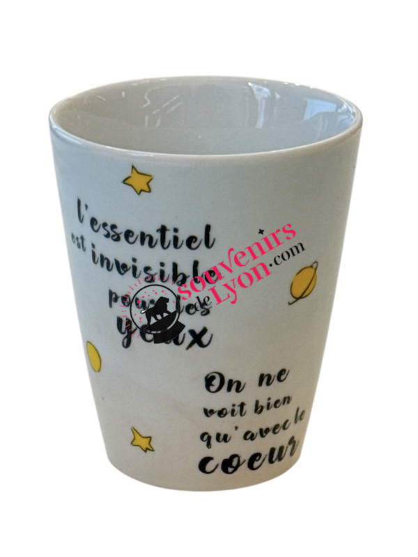 The Little Prince Planete and the Rose Espresso Cup 2 at Souvenirsdelyon.Com