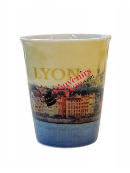 Tasse expresso Lyon rétro chez Souvenirsdelyon.com