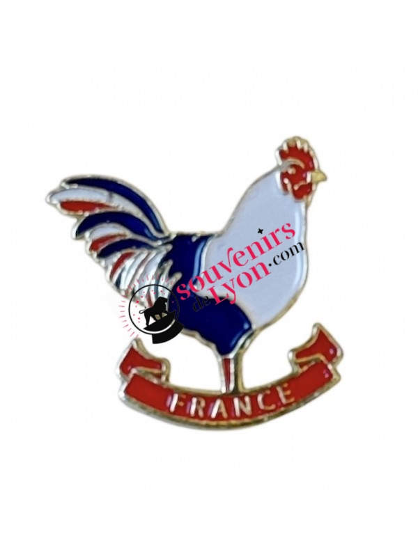 Pin's coq français chez Souvenirsdelyon.Com
