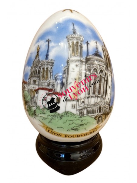 Oeuf de Collection Basilique de Fourvière Lyon chez Souvenirsdelyon.Com