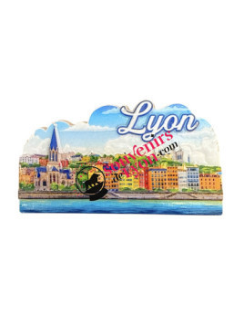 Magnet Lyon St Georges Pano at Souvenirsdelyon.Com