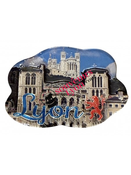 Magnet Lyon Fourvière et Saint Jean Brillant chez Souvenirsdelyon.Com