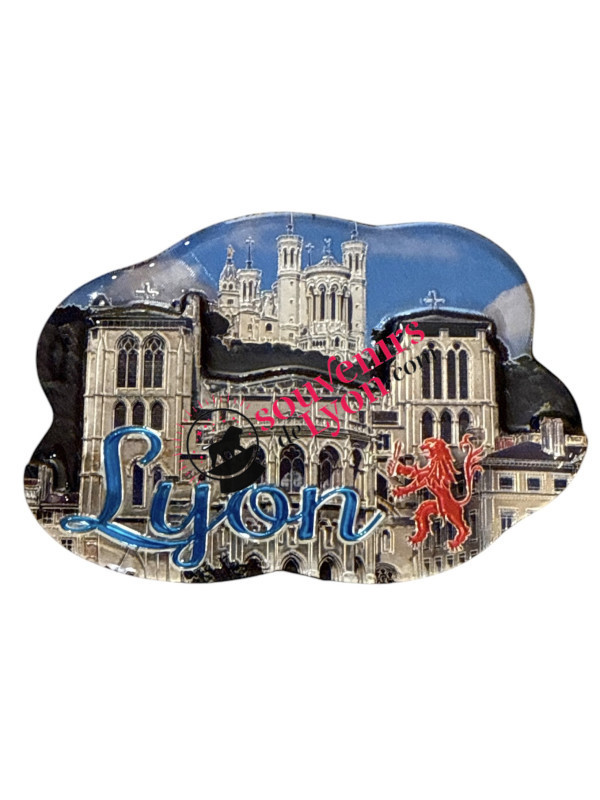 Magnet Lyon Fourvière et Saint Jean Brillant chez Souvenirsdelyon.Com