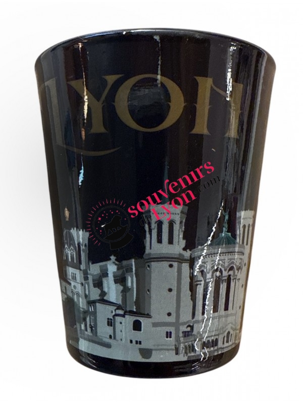 Shooter Lyon Notre Damme de Fourvière Noir 2 chez Souvenirsdelyon.Com
