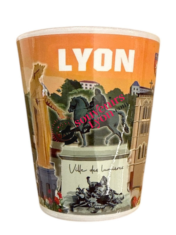 Shooter Lyon Monuments 2 Jaune chez Souvenirsdelyon.Com