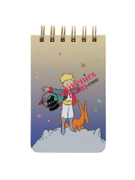 Bloc notes à spirale Le Petit Prince Renard chez souvenirsdelyon.com