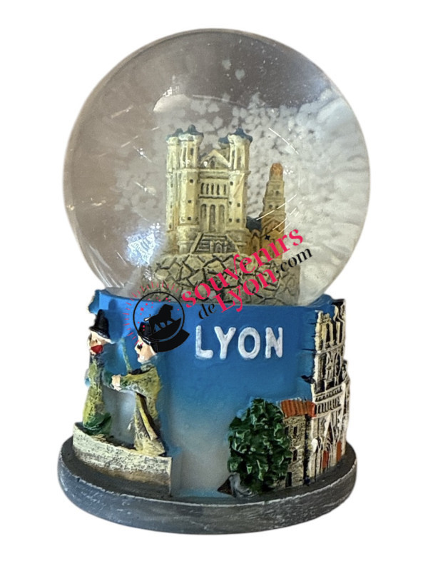 Small Snow Globe Fourviere Lyon at Souvenirsdelyon.Com