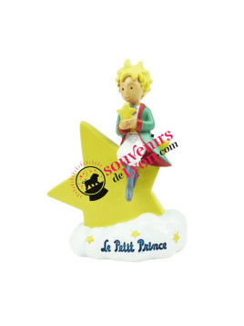 Figurine Le Petit Prince assis sur l'étoile chez souvenirsdelyon.com