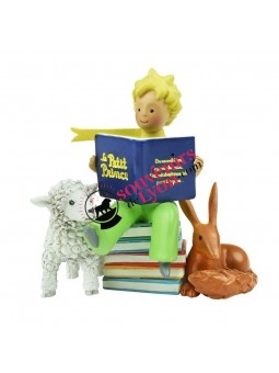 The Little Prince Book Fox and Sheep Figurine at Souvenirsdelyon.Com