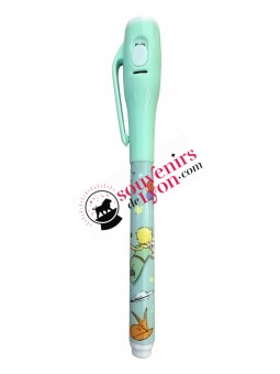 Stylo magique Le Petit Prince vert chez souvenirsdelyon.com