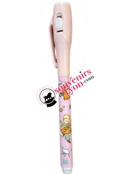 Stylo magique Le Petit Prince rose chez souvenirsdelyon.com