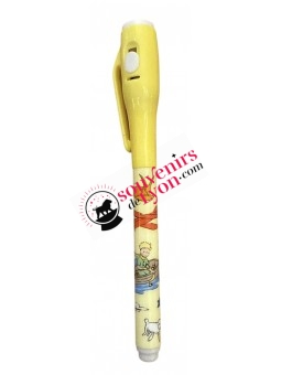 Stylo magique Le Petit Prince jaune chez souvenirsdelyon.com