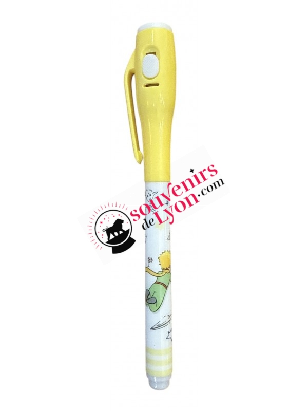 Stylo magique Le Petit Prince Paris jaune chez souvenirsdelyon.com