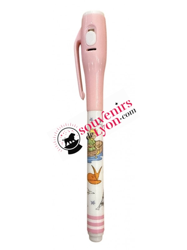 Stylo magique Le Petit Prince Paris rose chez souvenirsdelyon.com
