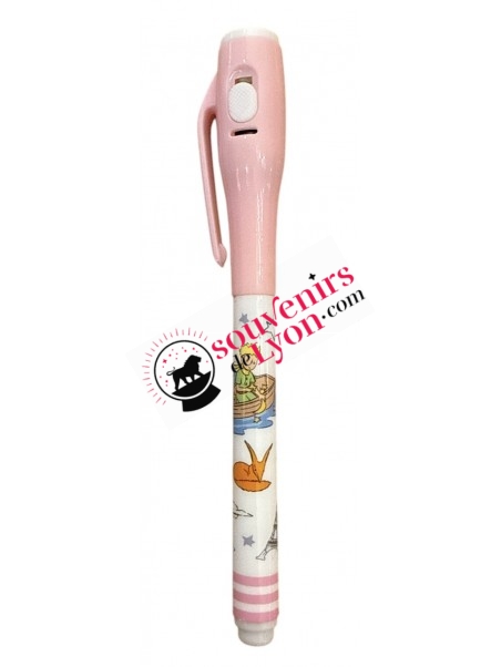 Stylo magique Le Petit Prince Paris rose chez souvenirsdelyon.com