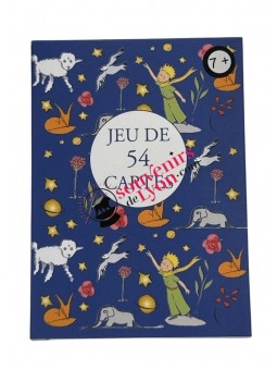 Jeu de cartes Le Petit Prince bleu chez Souvenirsdelyon.Com