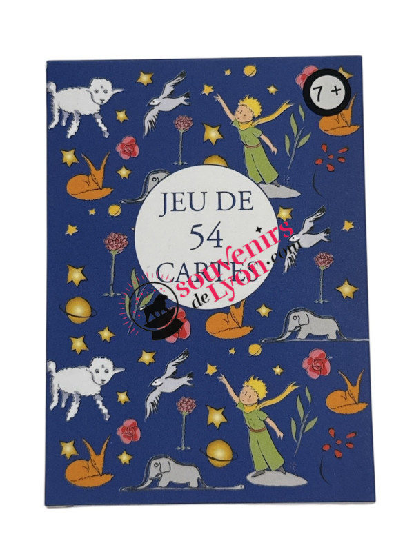 The Little Prince playing cards Blue at Souvenirsdelyon.Com