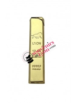 Gold Ingot Lighter Lyon at souvenirsdelyon.com