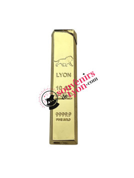 Briquet Lyon lingot d'or chez souvenirsdelyon.com