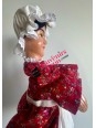 Marionnette la Madelon robe rouge 1 chez Souvenirsdelyon.com