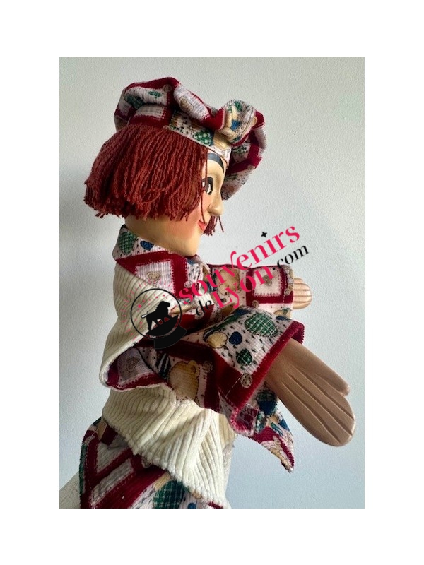 Marionnette le Gamin costume blanc 1 chez Souvenirsdelyon.com
