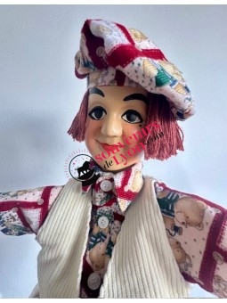 Marionnette le Gamin costume blanc 2 chez Souvenirsdelyon.com