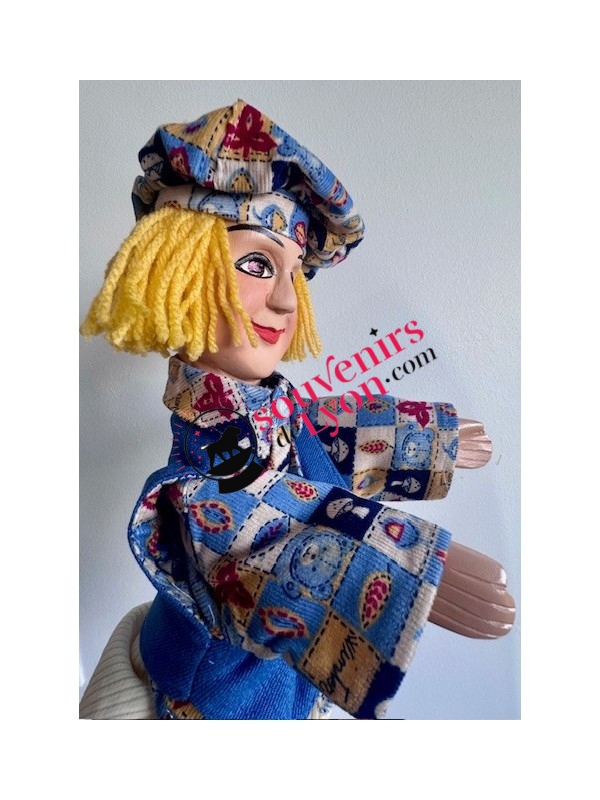 Marionnette le Gamin costume bleu 1 chez Souvenirsdelyon.com