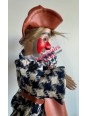Hand puppet Gnafron houndstooth 2 at Souvenirsdelyon.com