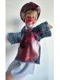 puppet Gnafron blue plaid at Souvenirsdelyon.Com