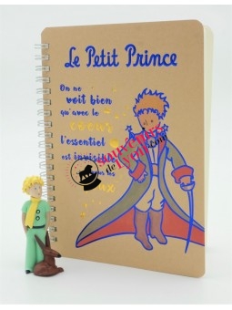 The Little Prince in a cape notebook  on Souvenirsdelyon.com