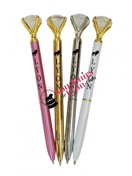 Stylo diamant chez Souvenirsdelyon.com
