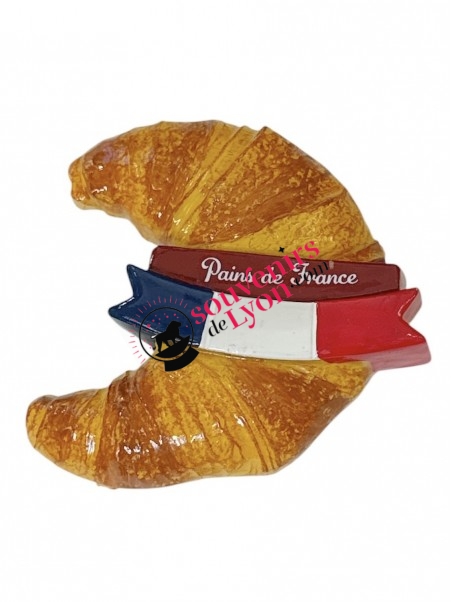 Magnet croissant pain de france chez Souvenirdelyon.com