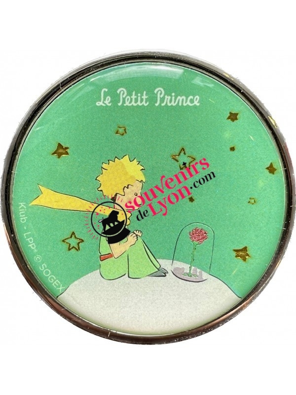 Accroche sac Le Petit Prince avec sa rose chez souvenirsdelyon.com